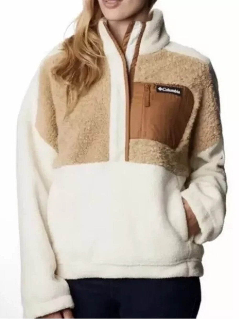 Columbia lodge Sherpa pullover size Large